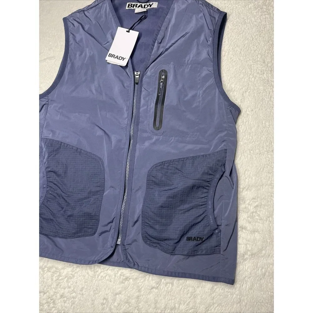 BRADY OUTDOOR STRETCH VEST IN‎ STORM S NWT